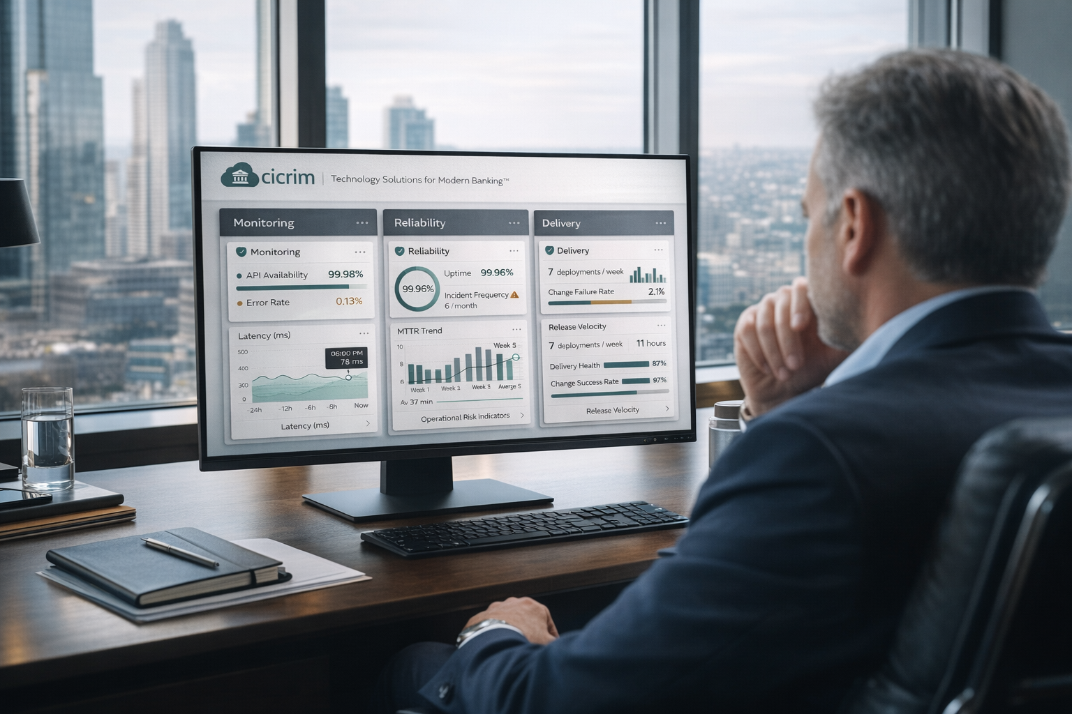Cloud modernization examples: monitoring, reliability, and delivery metrics